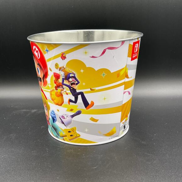 Super Mario Party Jamboree Tin Popcorn Bucket - Picture 5 of 10